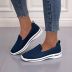 Elegant Light Espadrilles Women Running Breathable Mesh Slip-On Shoes Women Mesh Running Casual Slip On Flats Comfortable Walking Casual Espadrilles Stevvex