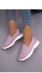 Elegant Light Espadrilles Women Running Breathable Mesh Slip-On Shoes Women Mesh Running Casual Slip On Flats Comfortable Walking Casual Espadrilles Stevvex