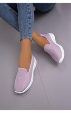Elegant Light Espadrilles Women Running Breathable Mesh Slip-On Shoes Women Mesh Running Casual Slip On Flats Comfortable Walking Casual Espadrilles Stevvex