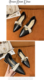 Elegant Low Heel Women Summer Pointed-Toe Slippers Slip On Office Shoes Luxury Women Slip On Comfortable Pointed Toe Womens Loafers Backless Low Heel Slide Slippers Stevvex