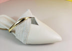 Elegant Low Heel Women Summer Pointed-Toe Slippers Slip On Office Shoes Luxury Women Slip On Comfortable Pointed Toe Womens Loafers Backless Low Heel Slide Slippers Stevvex
