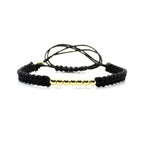 Elegant Men Gold Couple Bracelet Set Beads Men Jewelry Adjustable Bracelets For Women Ball Armband Bangles Luxury Imperial Braided Luxury Bracelets Beads Bangle Charm Jewelry For Men Boys