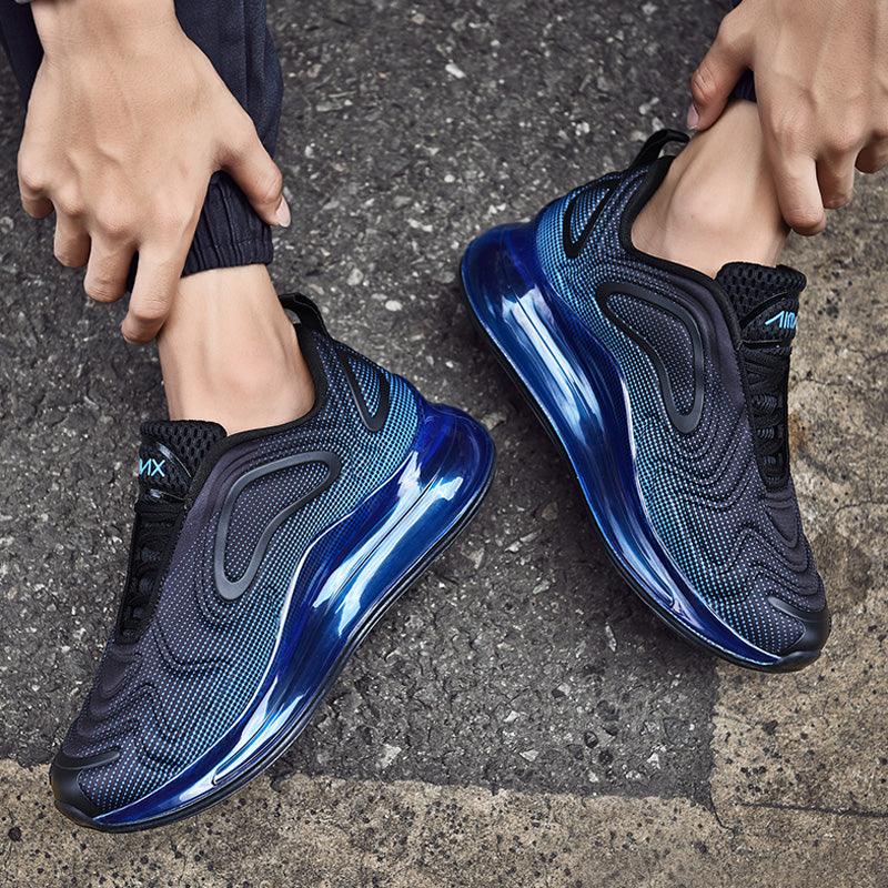 Elegant Mens Running Sport Air Cushion Outdoor Training Sneakers High Heels Design Breathable Mesh Athletic Luxury Design Non Slip Tennis Sport Athletic Walking Sneakers Stevvex