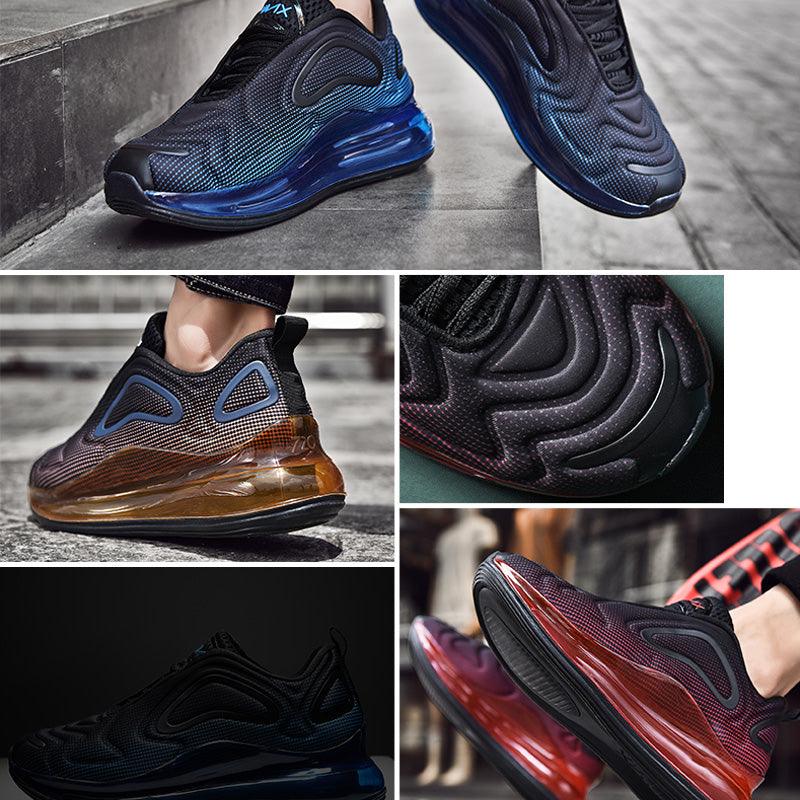 Elegant Mens Running Sport Air Cushion Outdoor Training Sneakers High Heels Design Breathable Mesh Athletic Luxury Design Non Slip Tennis Sport Athletic Walking Sneakers Stevvex