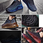 Elegant Mens Running Sport Air Cushion Outdoor Training Sneakers High Heels Design Breathable Mesh Athletic Luxury Design Non Slip Tennis Sport Athletic Walking Sneakers Stevvex