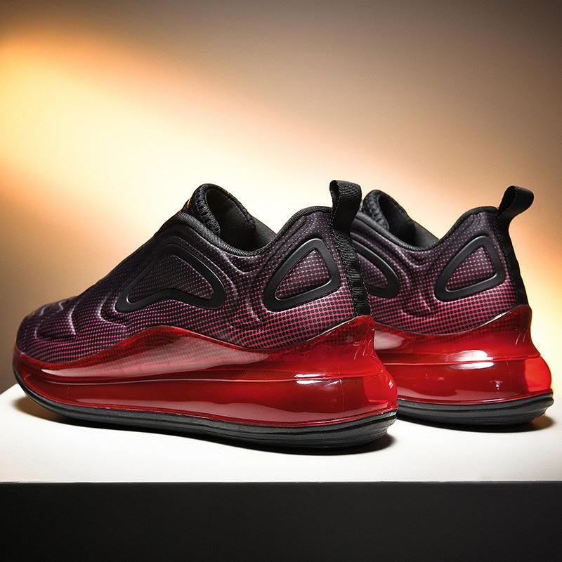 Elegant Mens Running Sport Air Cushion Outdoor Training Sneakers High Heels Design Breathable Mesh Athletic Luxury Design Non Slip Tennis Sport Athletic Walking Sneakers Stevvex
