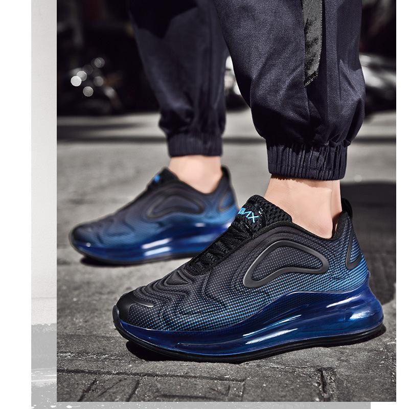 Elegant Mens Running Sport Air Cushion Outdoor Training Sneakers High Heels Design Breathable Mesh Athletic Luxury Design Non Slip Tennis Sport Athletic Walking Sneakers Stevvex