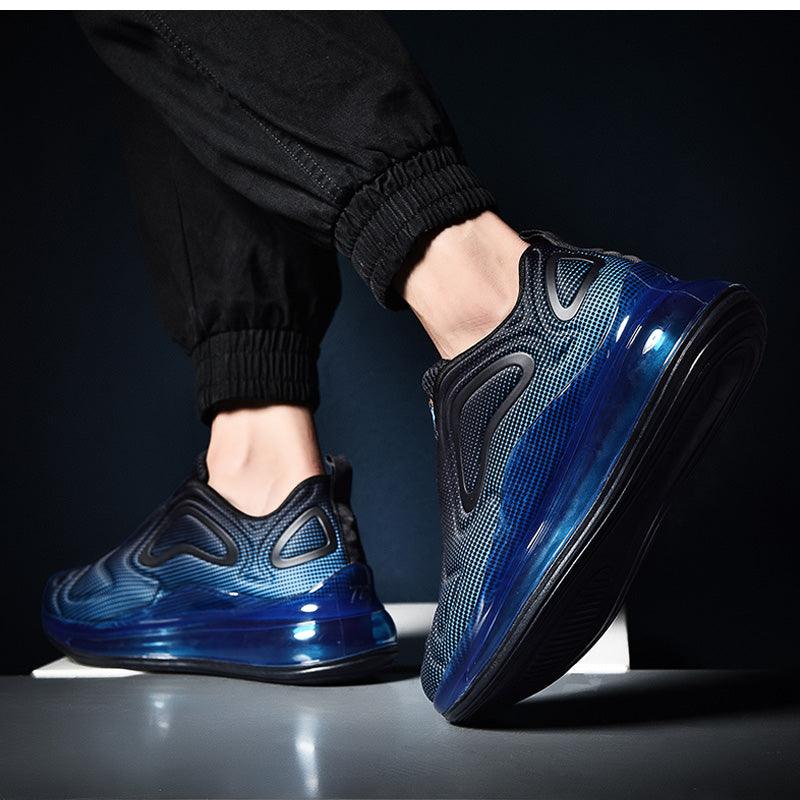 Elegant Mens Running Sport Air Cushion Outdoor Training Sneakers High Heels Design Breathable Mesh Athletic Luxury Design Non Slip Tennis Sport Athletic Walking Sneakers Stevvex
