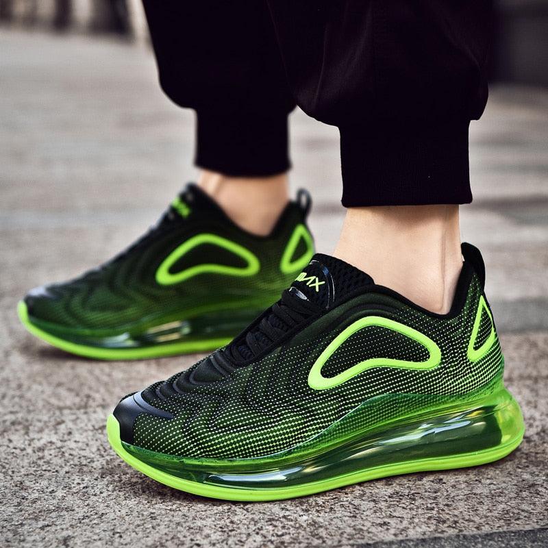 Elegant Mens Running Sport Air Cushion Outdoor Training Sneakers High Heels Design Breathable Mesh Athletic Luxury Design Non Slip Tennis Sport Athletic Walking Sneakers Stevvex