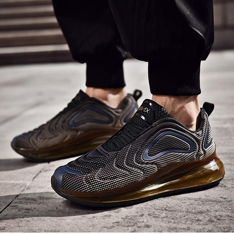 Elegant Mens Running Sport Air Cushion Outdoor Training Sneakers High Heels Design Breathable Mesh Athletic Luxury Design Non Slip Tennis Sport Athletic Walking Sneakers Stevvex