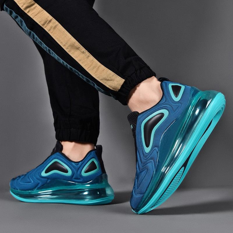 Elegant Mens Running Sport Air Cushion Outdoor Training Sneakers High Heels Design Breathable Mesh Athletic Luxury Design Non Slip Tennis Sport Athletic Walking Sneakers Stevvex