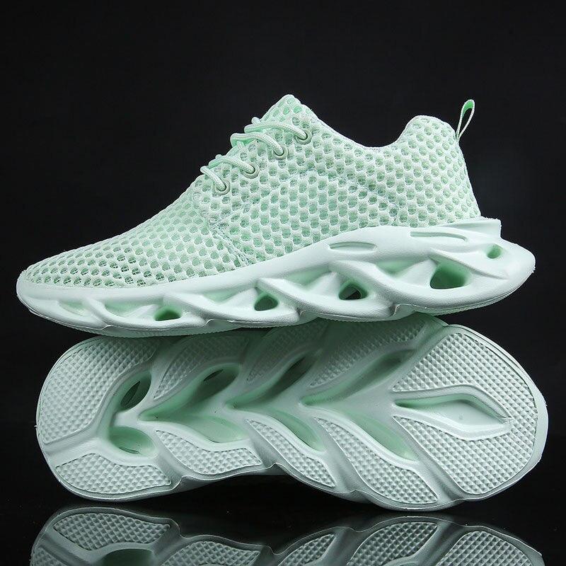 Elegant Modern Mens Sneakers Platform Shoes White Trainers Casual Breathable Mesh Men Women Running Shoes Breathable Walking Sneakers Lightweight Athletic Tennis Casual Sport Sneakers Stevvex