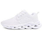 Elegant Modern Mens Sneakers Platform Shoes White Trainers Casual Breathable Mesh Men Women Running Shoes Breathable Walking Sneakers Lightweight Athletic Tennis Casual Sport Sneakers Stevvex