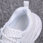 Elegant Modern Mens Sneakers Platform Shoes White Trainers Casual Breathable Mesh Men Women Running Shoes Breathable Walking Sneakers Lightweight Athletic Tennis Casual Sport Sneakers Stevvex