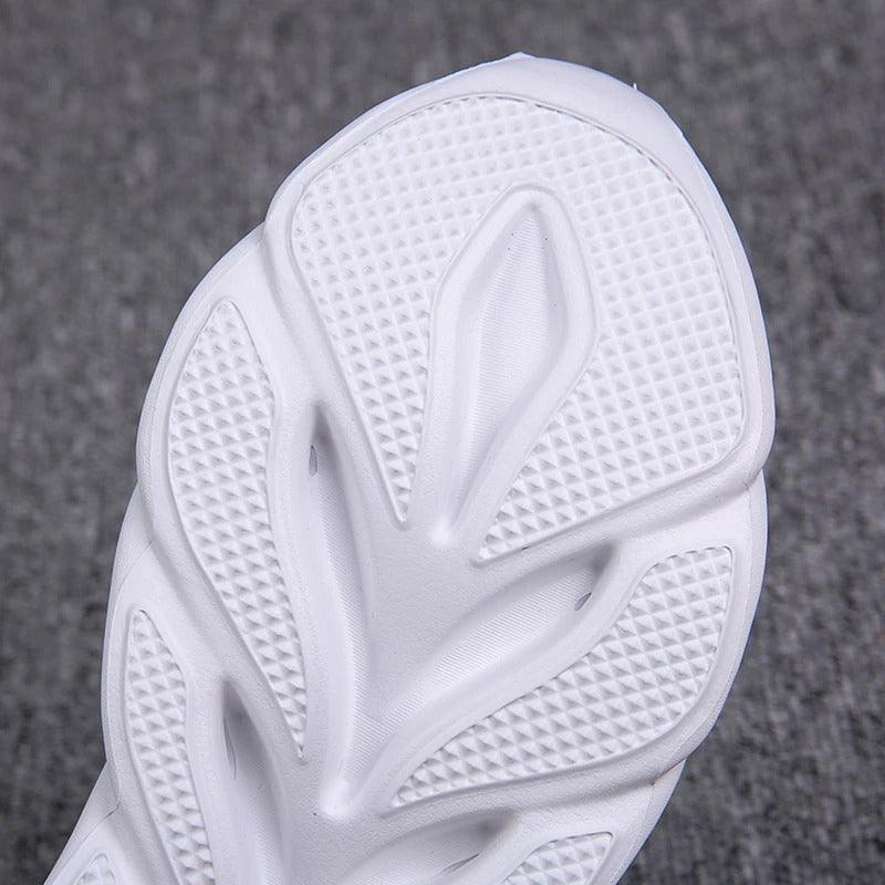 Elegant Modern Mens Sneakers Platform Shoes White Trainers Casual Breathable Mesh Men Women Running Shoes Breathable Walking Sneakers Lightweight Athletic Tennis Casual Sport Sneakers Stevvex