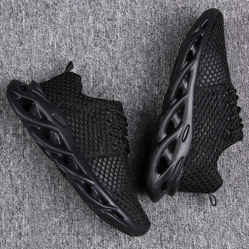 Elegant Modern Mens Sneakers Platform Shoes White Trainers Casual Breathable Mesh Men Women Running Shoes Breathable Walking Sneakers Lightweight Athletic Tennis Casual Sport Sneakers Stevvex