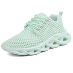 Elegant Modern Mens Sneakers Platform Shoes White Trainers Casual Breathable Mesh Men Women Running Shoes Breathable Walking Sneakers Lightweight Athletic Tennis Casual Sport Sneakers Stevvex