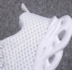 Elegant Modern Mens Sneakers Platform Shoes White Trainers Casual Breathable Mesh Men Women Running Shoes Breathable Walking Sneakers Lightweight Athletic Tennis Casual Sport Sneakers Stevvex