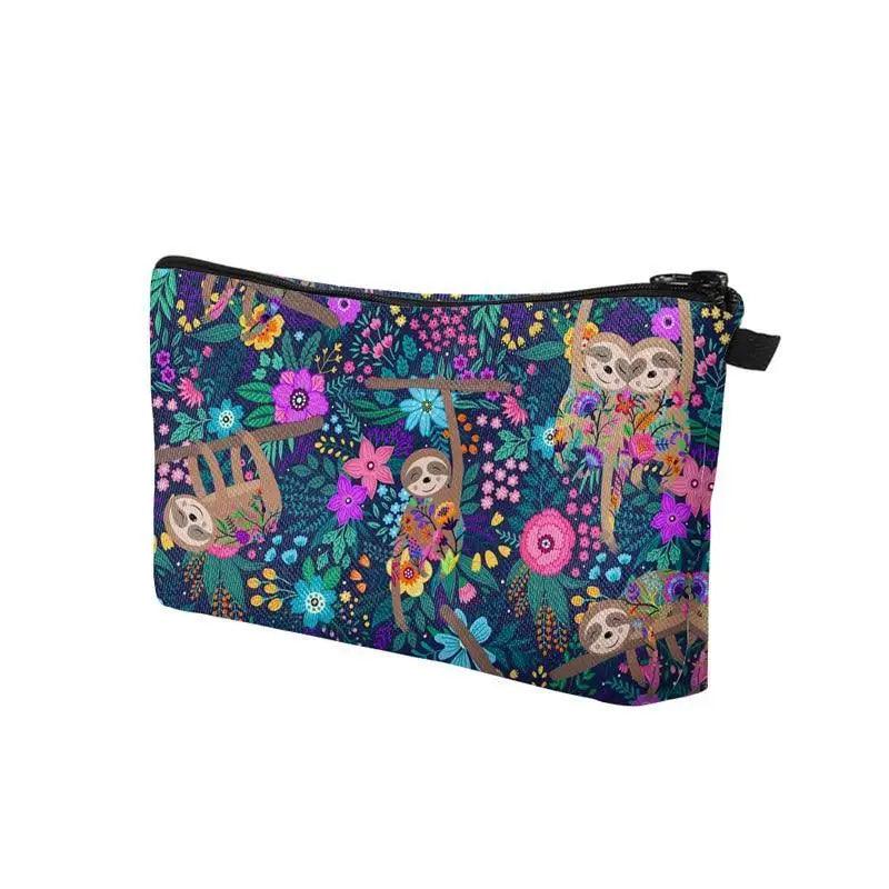 Elegant Multicolor Printed Large Capacity Pencil Case For Students Cute Cartoon Theme Stationary Cosmetic Bag Stevvex