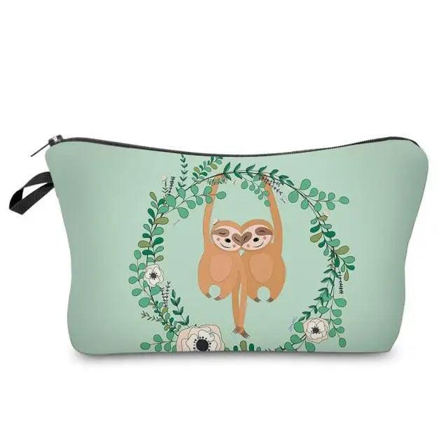 Elegant Multicolor Printed Large Capacity Pencil Case For Students Cute Cartoon Theme Stationary Cosmetic Bag Stevvex