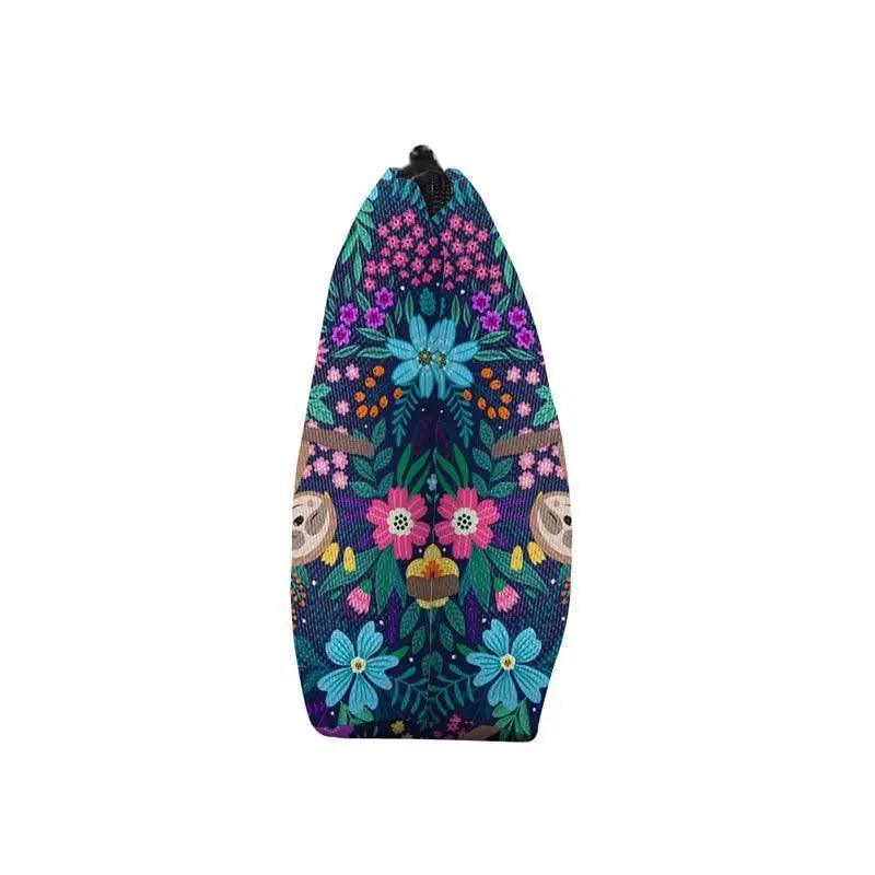 Elegant Multicolor Printed Large Capacity Pencil Case For Students Cute Cartoon Theme Stationary Cosmetic Bag Stevvex