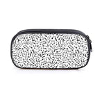 Elegant Music Note Piano Pen Case Holder Stylish Black/White Pencil Bag Guitar Pencil Case Unique Stationery Case For School Stevvex
