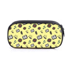 Elegant Music Note Piano Pen Case Holder Stylish Black/White Pencil Bag Guitar Pencil Case Unique Stationery Case For School Stevvex