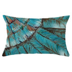 Elegant New Home Decoration Short Plush Pillow Case Feather Soft Rectangular Sofa Seat Bedroom Farmhouse Feather Decorative Throw Pillow Covers Home Decor 30x50CM Stevvex