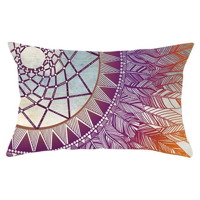 Elegant New Home Decoration Short Plush Pillow Case Feather Soft Rectangular Sofa Seat Bedroom Farmhouse Feather Decorative Throw Pillow Covers Home Decor 30x50CM Stevvex