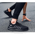Elegant New Mens Sneakers Running Comfortable Light Casual Breathable Non-Slip Wear-Resistant Outdoor Walking Mens Sport Lightweight Running Trainers Breathable Sneakers Stevvex