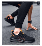 Elegant New Mens Sneakers Running Comfortable Light Casual Breathable Non-Slip Wear-Resistant Outdoor Walking Mens Sport Lightweight Running Trainers Breathable Sneakers Stevvex