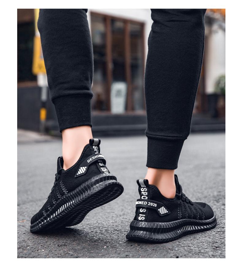 Elegant New Mens Sneakers Running Comfortable Light Casual Breathable Non-Slip Wear-Resistant Outdoor Walking Mens Sport Lightweight Running Trainers Breathable Sneakers Stevvex
