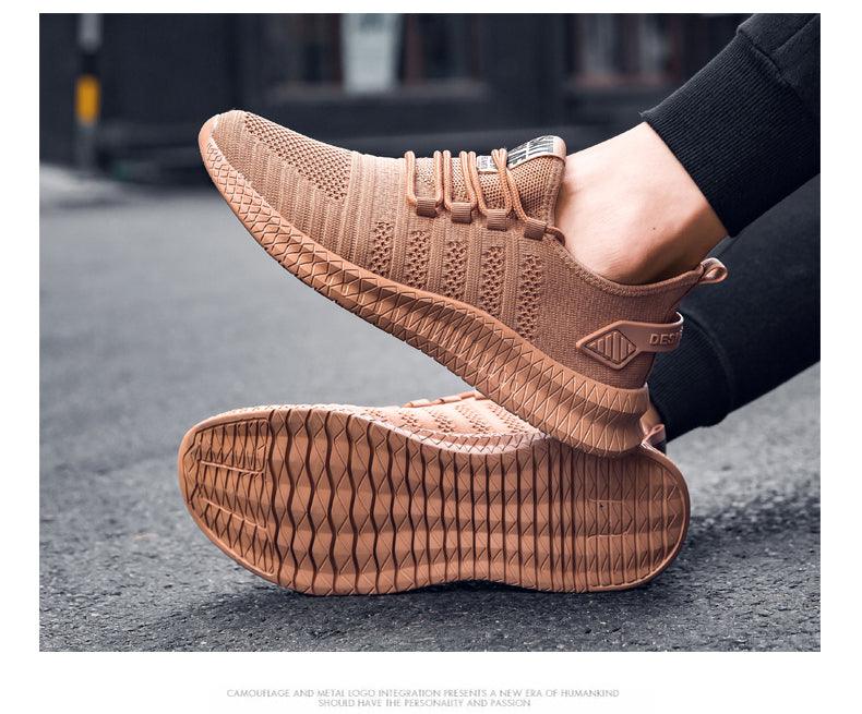 Elegant New Mens Sneakers Running Comfortable Light Casual Breathable Non-Slip Wear-Resistant Outdoor Walking Mens Sport Lightweight Running Trainers Breathable Sneakers Stevvex