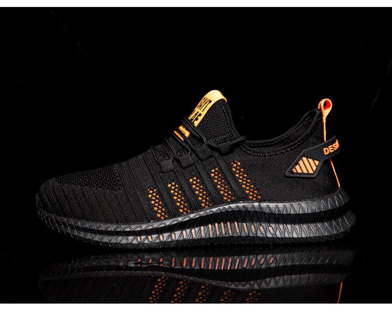 Elegant New Mens Sneakers Running Comfortable Light Casual Breathable Non-Slip Wear-Resistant Outdoor Walking Mens Sport Lightweight Running Trainers Breathable Sneakers Stevvex