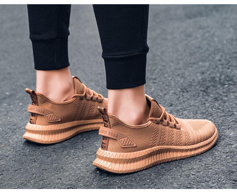 Elegant New Mens Sneakers Running Comfortable Light Casual Breathable Non-Slip Wear-Resistant Outdoor Walking Mens Sport Lightweight Running Trainers Breathable Sneakers Stevvex