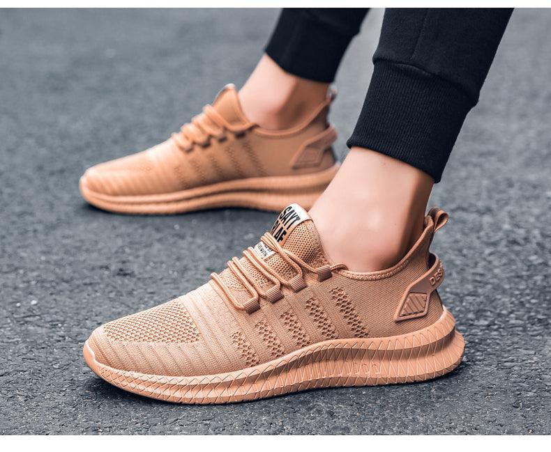 Elegant New Mens Sneakers Running Comfortable Light Casual Breathable Non-Slip Wear-Resistant Outdoor Walking Mens Sport Lightweight Running Trainers Breathable Sneakers Stevvex
