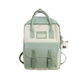 Elegant Nylon Candy Color Waterproof School Bags for Teenagers Girls And Women Nice Patchwork On Backpack For Female Stevvex