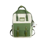 Elegant Nylon Candy Color Waterproof School Bags for Teenagers Girls And Women Nice Patchwork On Backpack For Female Stevvex