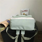 Elegant Nylon Candy Color Waterproof School Bags for Teenagers Girls And Women Nice Patchwork On Backpack For Female Stevvex