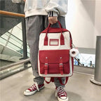 Elegant Nylon Candy Color Waterproof School Bags for Teenagers Girls And Women Nice Patchwork On Backpack For Female Stevvex