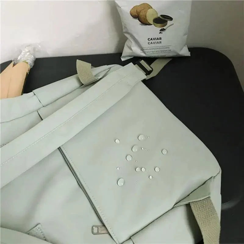 Elegant Nylon Candy Color Waterproof School Bags for Teenagers Girls And Women Nice Patchwork On Backpack For Female Stevvex