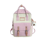 Elegant Nylon Candy Color Waterproof School Bags for Teenagers Girls And Women Nice Patchwork On Backpack For Female Stevvex