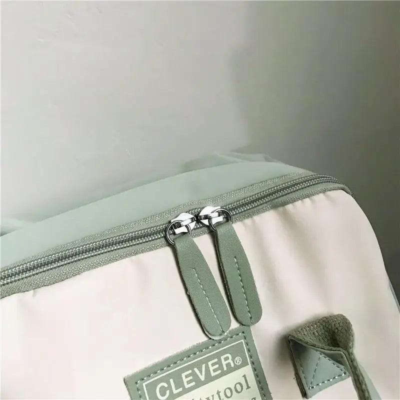 Elegant Nylon Candy Color Waterproof School Bags for Teenagers Girls And Women Nice Patchwork On Backpack For Female Stevvex