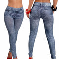 Elegant One Size Women Leggings Jeans Pants With Pocket Slim Leggings Women Fitness Blue Black Women's Classic Legging With Pockets Stretch Elastic Leggings Jeans Stevvex