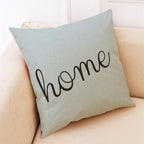 Elegant Pattern Printed Throw Pillow Modern Soft Linen Blend Cushion Home Decorative Fashion Geometric Pattern Throw Pillow Covers Square Decorative Cushion Case For Home Pillows Case Stevvex