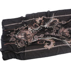 Elegant Printed Chiffon Hijab Scarf Bohemian Style Breathable Sun Protection Wrap (MH136)