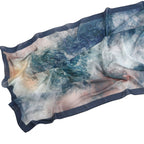 Elegant Printed Chiffon Hijab Scarf Bohemian Style Breathable Sun Protection Wrap (MH136)