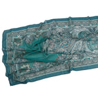 Elegant Printed Chiffon Hijab Scarf Bohemian Style Breathable Sun Protection Wrap (MH136)