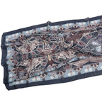 Elegant Printed Chiffon Hijab Scarf Bohemian Style Breathable Sun Protection Wrap (MH136)