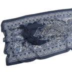 Elegant Printed Chiffon Hijab Scarf Bohemian Style Breathable Sun Protection Wrap (MH136)
